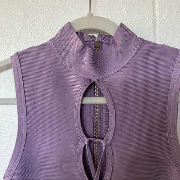HOUSE OF CB LONDON Women's M Lavender Purple Bodycon Midi Dress - Picture 6 of 8